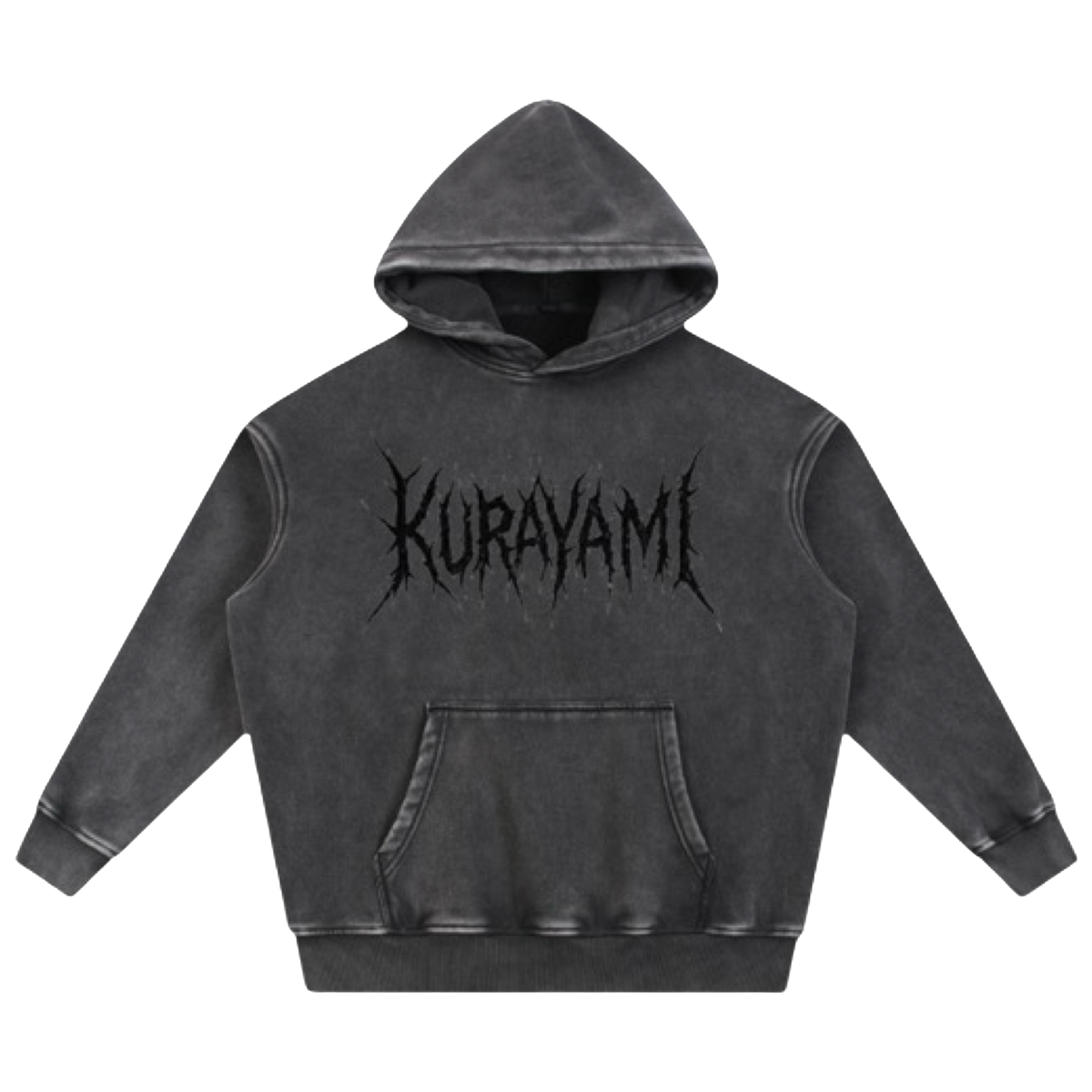 The Fractured Smile Hoodie Black L