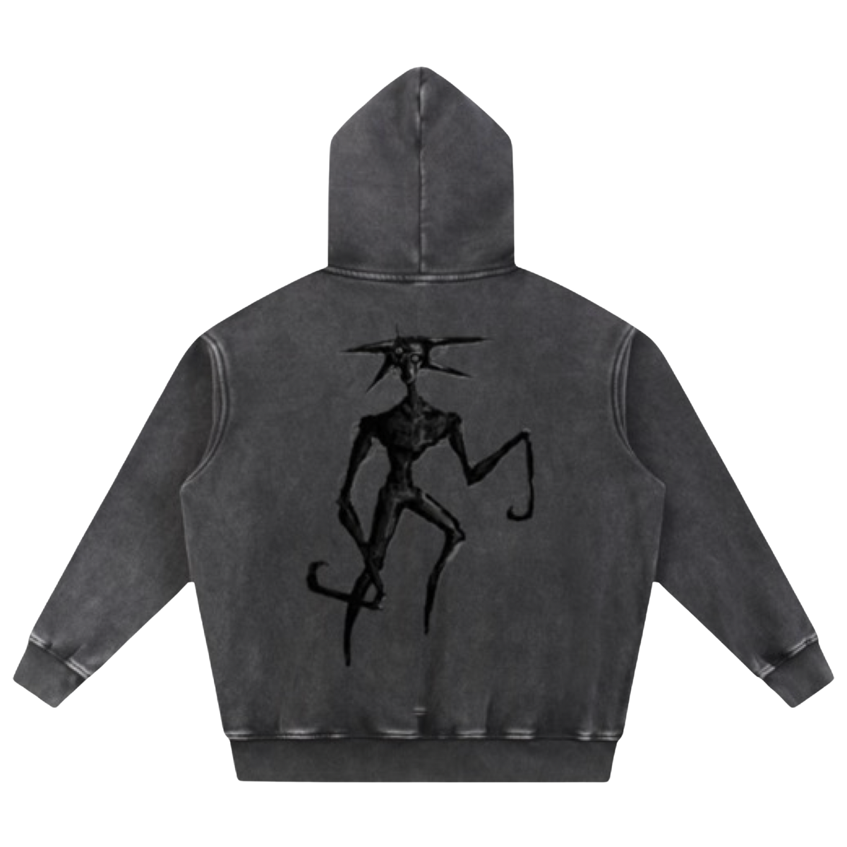 The Spine Weaver Hoodie Black L