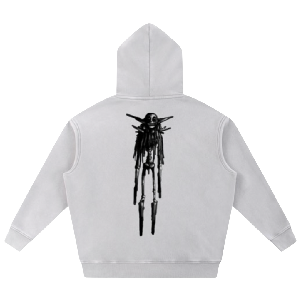 The Hollow Grin Hoodie Gray L