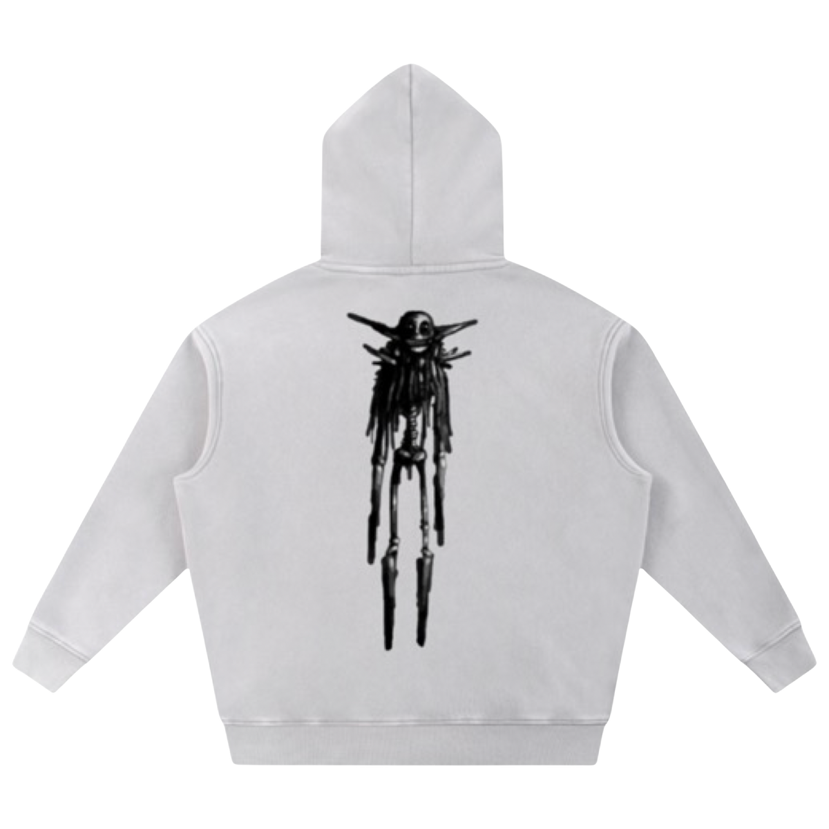 The Hollow Grin Hoodie Gray L