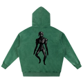 The Hound Hoodie Green L